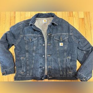 Men’s Carhartt Sherpa Lined Denim Jacket